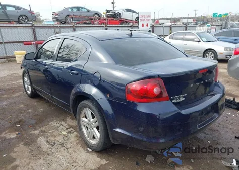 2013 Dodge Avenger Sxt из США, поврежденный, VIN 1C3CDZCGXDN708610